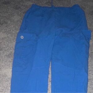 Women's Vibrant Blue Cargo Pants
